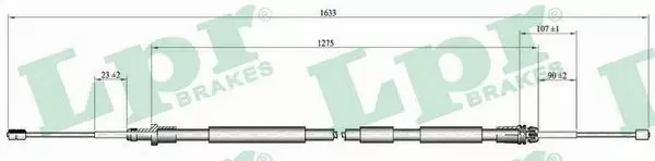 LPR LINKA HAMULCOWA C0118B 