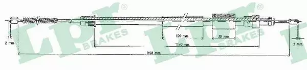 LPR LINKA HAMULCOWA C0122B 