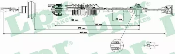 LPR LINKA SPRZĘGŁA C0156C 