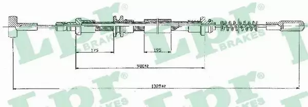 LPR LINKA HAMULCOWA C0160B 