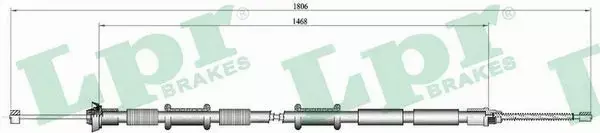 LPR LINKA HAMULCOWA C0168B 