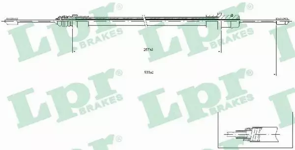 LPR LINKA HAMULCOWA C0212B 