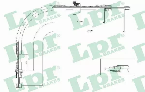 LPR LINKA HAMULCOWA C0281B 