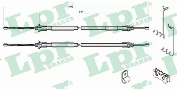 LPR LINKA HAMULCOWA C0282B 