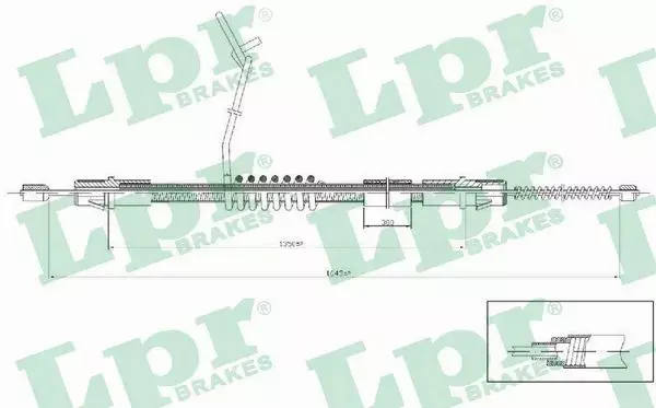 LPR LINKA HAMULCOWA C0287B 