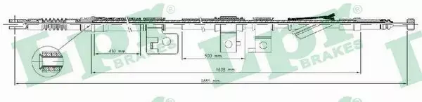 LPR LINKA HAMULCOWA C0309B 