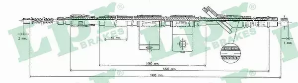 LPR LINKA HAMULCOWA C0323B 