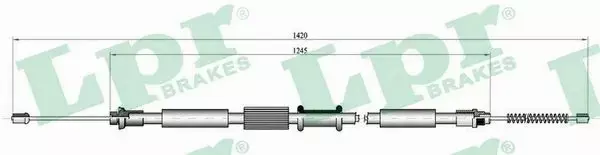 LPR LINKA HAMULCOWA C0343B 