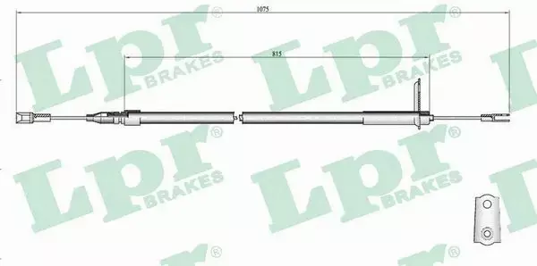 LPR LINKA HAMULCOWA C0407B 