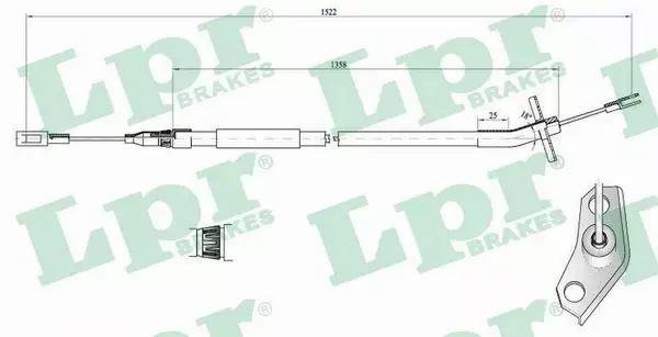 LPR LINKA HAMULCOWA C0445B 