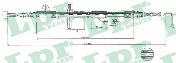 LPR LINKA HAMULCOWA C0502B 