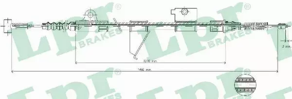 LPR LINKA HAMULCOWA C0512B 