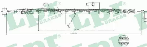 LPR LINKA HAMULCOWA C0514B 