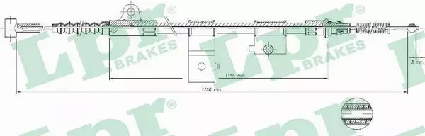 LPR LINKA HAMULCOWA C0515B 