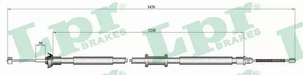 LPR LINKA HAMULCOWA C0521B 