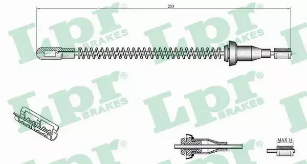 LPR LINKA HAMULCOWA C0556B 