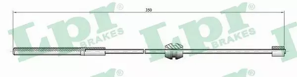 LPR LINKA HAMULCOWA C0558B 