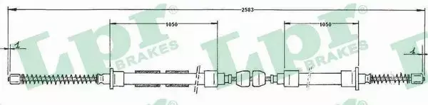 LPR LINKA HAMULCOWA C0605B 