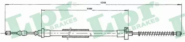 LPR LINKA HAMULCOWA C0606B 