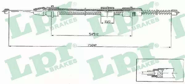 LPR LINKA HAMULCOWA C0634B 