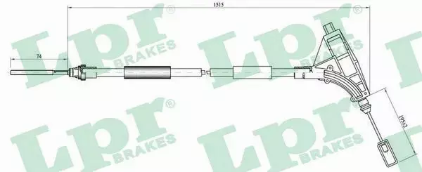 LPR LINKA HAMULCOWA C0641B 