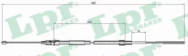 LPR LINKA HAMULCOWA C0651B 