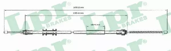 LPR LINKA HAMULCOWA C0700B 