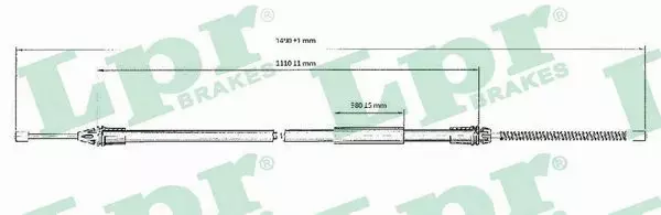 LPR LINKA HAMULCOWA C0720B 