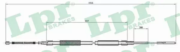 LPR LINKA HAMULCOWA C0801B 