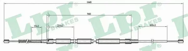 LPR LINKA HAMULCOWA C0811B 