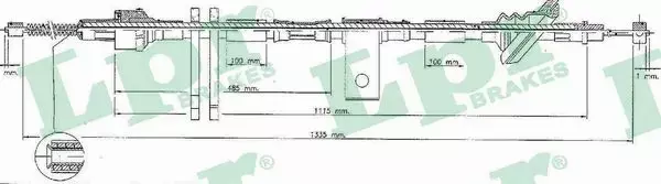 LPR LINKA HAMULCOWA C0834B 