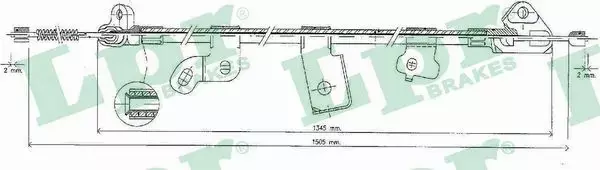 LPR LINKA HAMULCOWA C0891B 