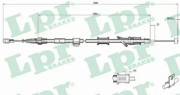 LPR LINKA HAMULCOWA C0920B 