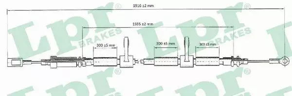 LPR LINKA HAMULCOWA C0985B 