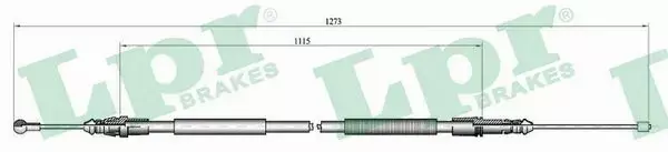 LPR LINKA HAMULCOWA C1075B 