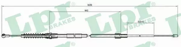 LPR LINKA HAMULCOWA C1098B 