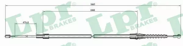 LPR LINKA HAMULCOWA C1444B 