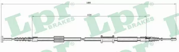 LPR LINKA HAMULCOWA C1448B 