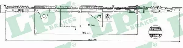 LPR LINKA HAMULCOWA C1487B 