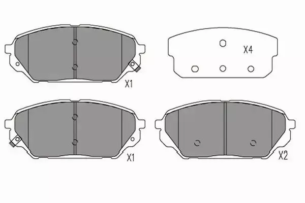 KAVO PARTS KLOCKI HAMULCOWE KBP-3039 