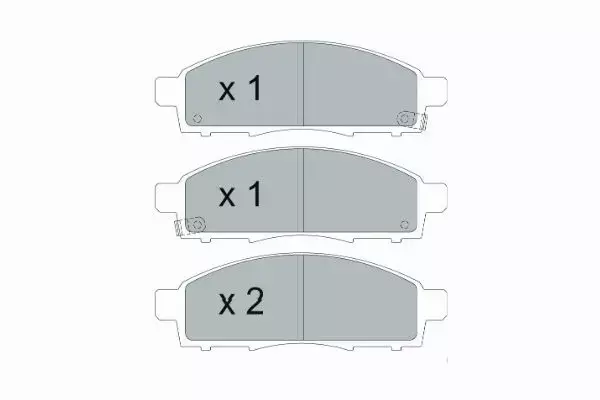 KAVO PARTS KLOCKI HAMULCOWE KBP-6599 