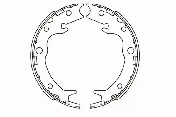 KAVO PARTS SZCZĘKI HAMULCOWE KBS-2908 