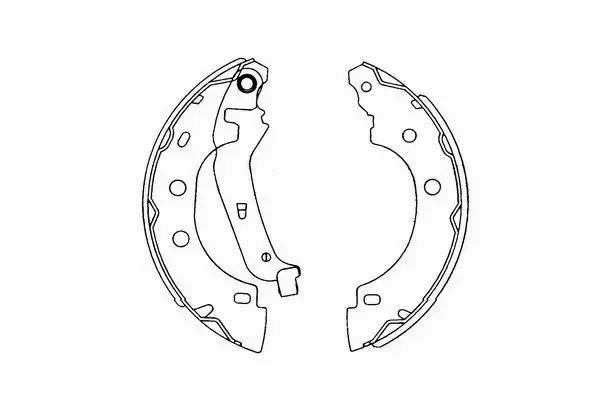 KAVO PARTS SZCZĘKI HAMULCOWE KBS-7410 