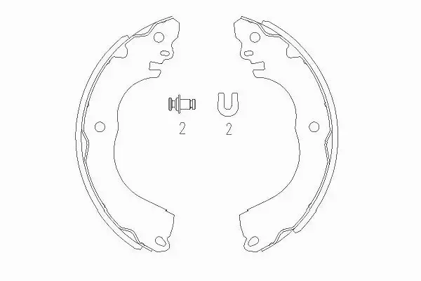 KAVO PARTS SZCZĘKI HAMULCOWE KBS-7416 