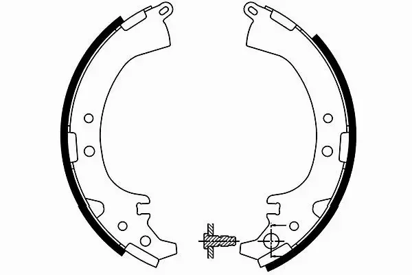 KAVO PARTS SZCZĘKI HAMULCOWE KBS-9930 