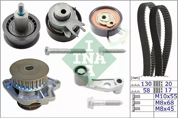 INA ROZRZĄD+POMPA SEAT INCA AROSA ALTEA 1.4 16V 