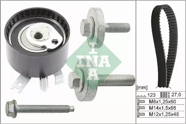 INA ROZRZĄD + POMPA NISSAN MICRA NOTE QASHQAI 1.5DCI 