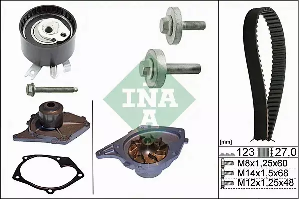 INA ROZRZĄD + POMPA NISSAN ALMERA MICRA 1.5 DCI 