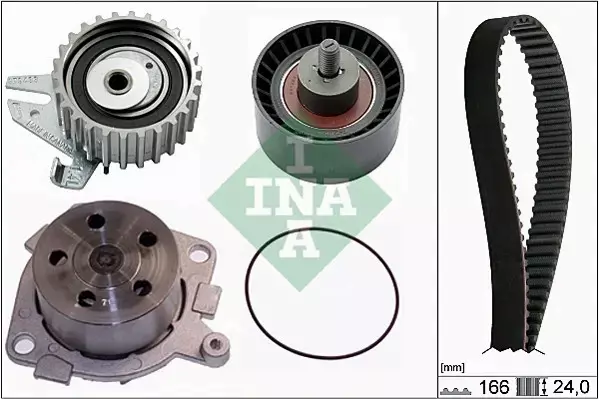 INA ROZRZĄD+POMPA FIAT PUNTO II STILO 1.8 16V 