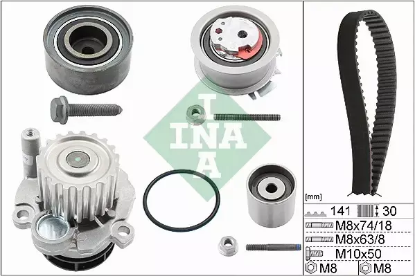 INA ROZRZĄD + POMPA AUDI A3 A6 C6 A4 B7 2.0 TDI 